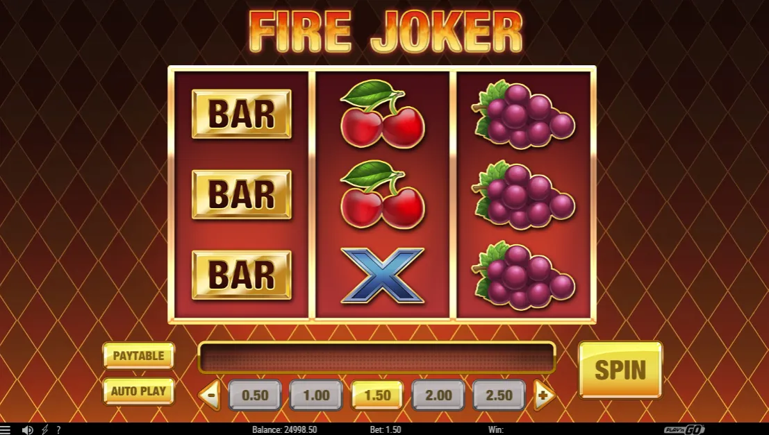 Fire Joker – classic three-reel simplicity