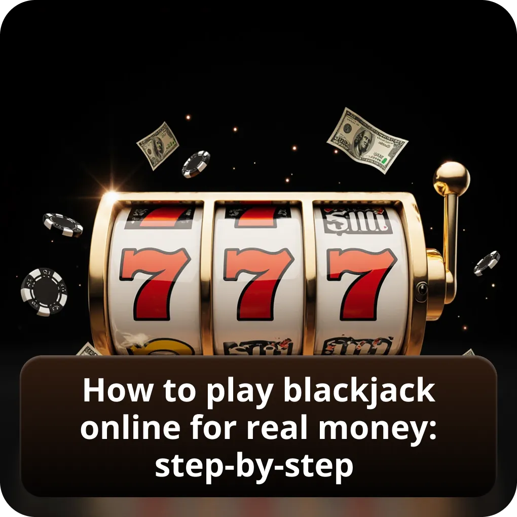 How to play blackjack online for real money: step-by-step