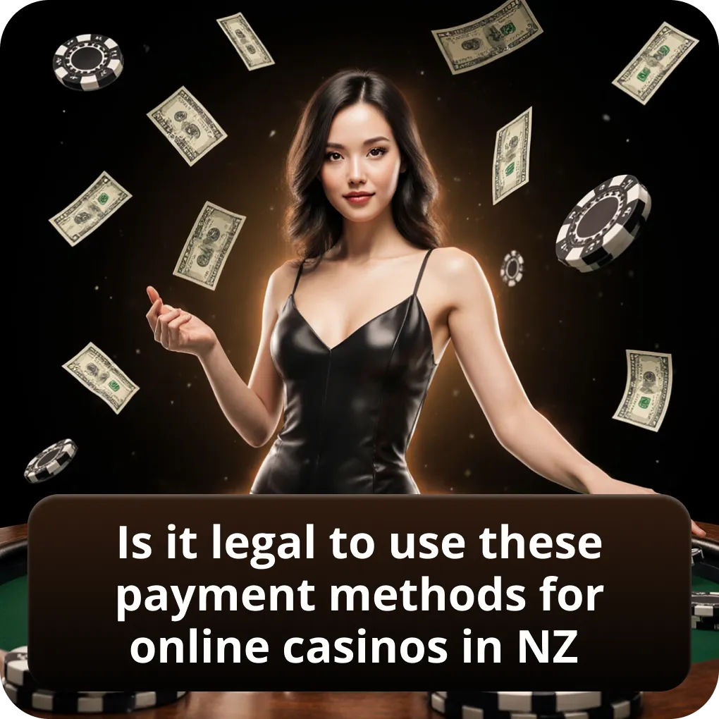 Is it legal to use these payment methods for online casinos in NZ