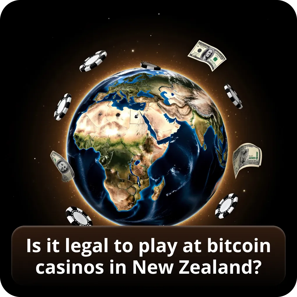 Is it legal to play at bitcoin casinos in New Zealand?