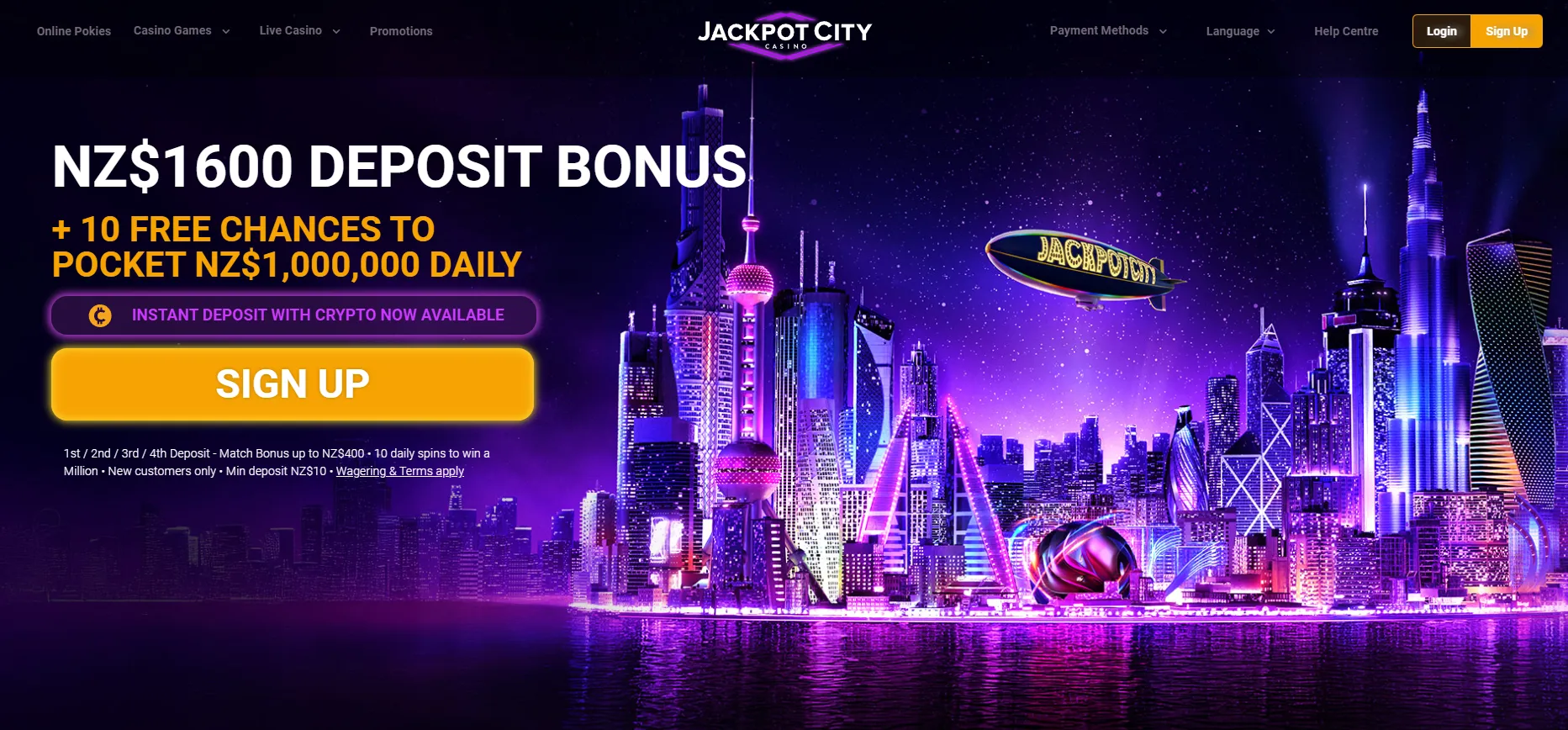 Jackpot City – most reliable for traditional methods