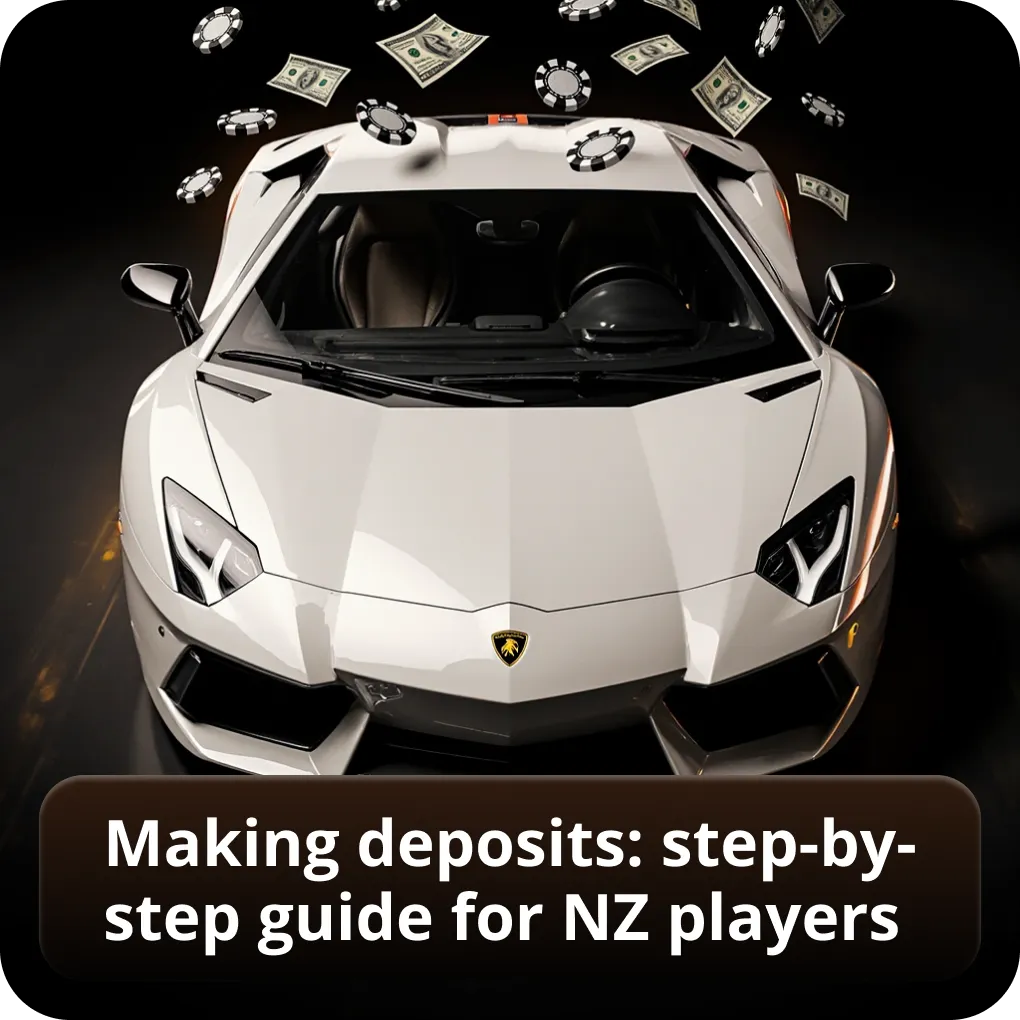 Making deposits: step-by-step guide for NZ players